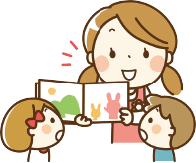 母と子どもたちのイラスト2