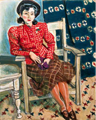 《手袋》 1943-44年 ふくやま美術館(松本卓臣氏寄贈)