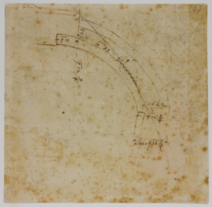 ⑭左：ミケランジェロ・ブオナローティ《サン・ピエトロ大聖堂ドーム断面図》