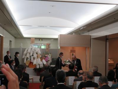 「百寿記念　松本コレクション名品展」開会式の写真