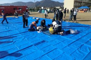 福山市総合防災訓練の写真２