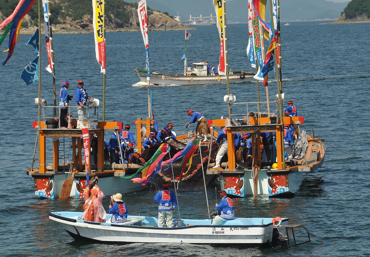 鞆の浦観光鯛網