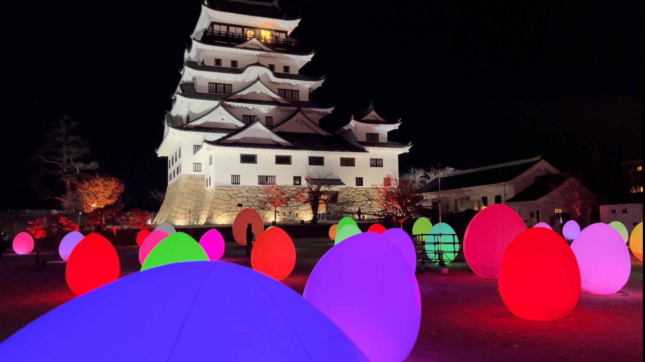 チームラボ 福山城 光の祭