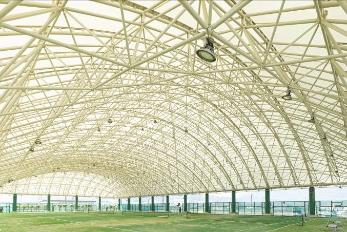 竹ケ端運動公園の庭球場