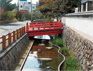 旧水道跡の写真