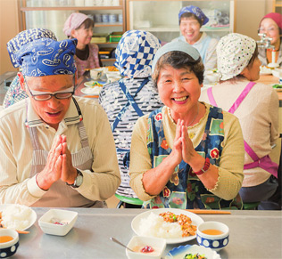 シニア食生活改善教室の様子