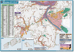 ハザードマップ南部版（地図面）の画像