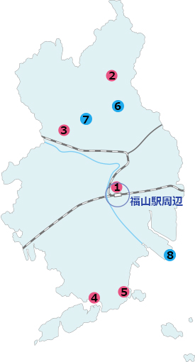 福山駅周辺地図