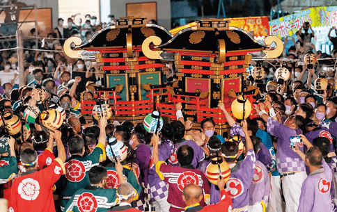 お祭りの様子