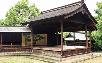 移動式能舞台の写真