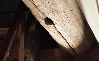 転用された部材の写真