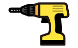 電動工具のイラスト