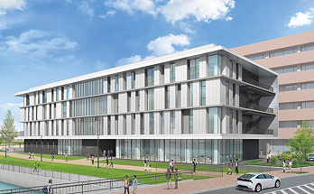 市立大学新棟完成イメージ画像