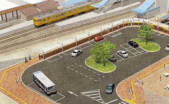 神辺駅西口完成イメージ画像