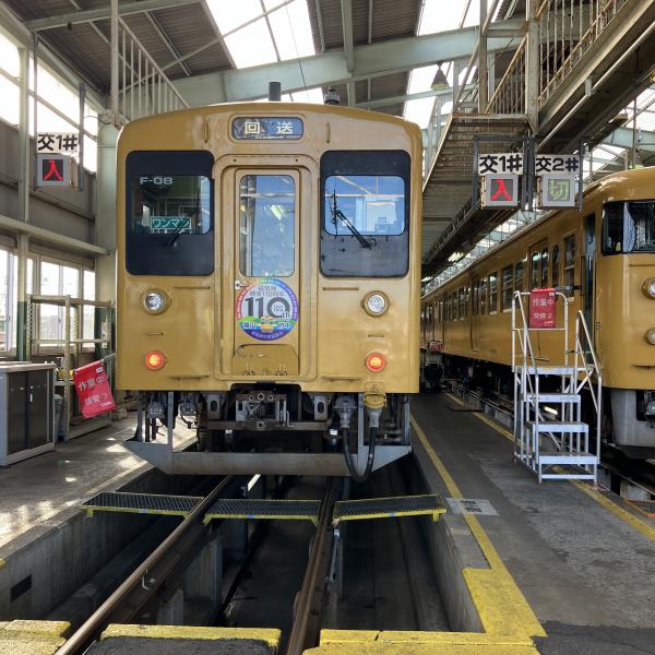 ヘッドマーク車両の写真