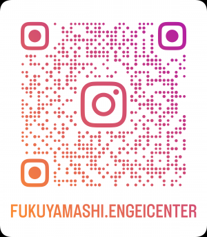 QRコード（福山市園芸センター公式Instagram）