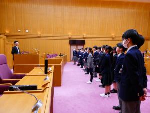 議場見学１