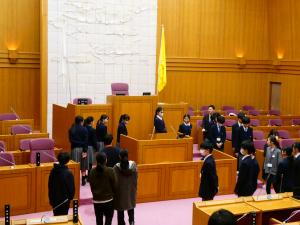 議場見学２