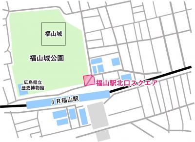 北口スクエア位置図