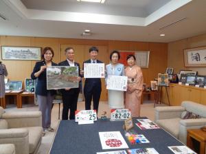 国際ソロプチミスト・広島化成からの寄附受納式の写真