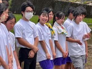 生徒代表あいさつ