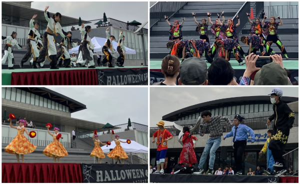 昨年のハロウィンダンスステージの様子