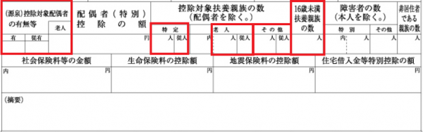 給与所得の源泉徴収票_扶養人数