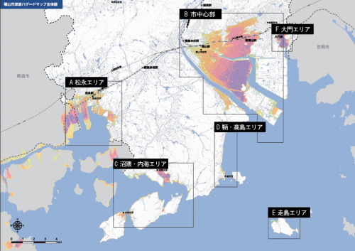 津波ハザードマップ 福山市ホームページ