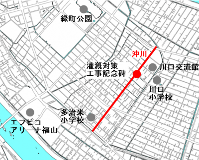 沖川地図