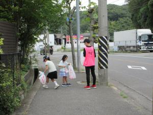 清掃活動の様子