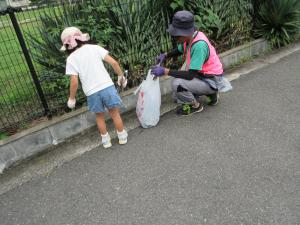 清掃活動の様子