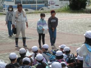 児童代表あいさつ