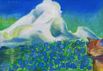 ふくやま美術館大賞《世界で唯一の風景》藤谷 淳史(福山市立鞆の浦学園9年(中3))