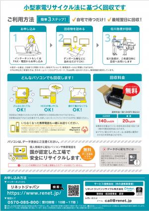 リネットジャパンちらし裏