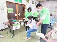 片足立ち上がりの様子