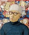 藤田嗣治《自画像》1960年 個人蔵