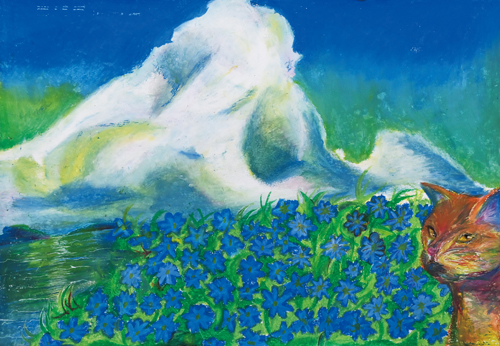 ふくやま美術館大賞《世界で唯一の風景》藤谷 淳史（福山市立鞆の浦学園9年（中3））