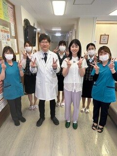 神辺内科で撮影風景