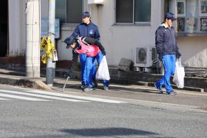 清掃活動の様子