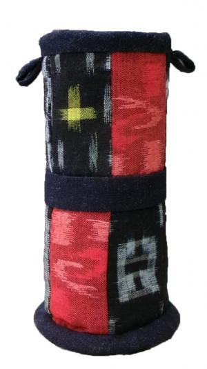 絣柄ペットボトルホルダー画像