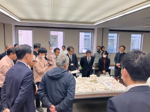 駅前広場協議会模型説明