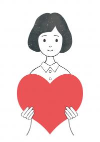 ハートを持つ人