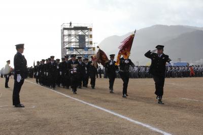 県ポンプ操法優勝分団