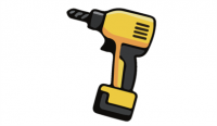 電気ドライバのイラスト