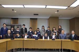 第27回ショパン国際コンクールinASIA全国大会 出場に伴う表敬訪問の写真