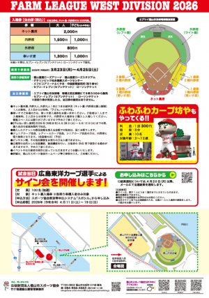 ファーム・リーグ西地区公式戦(裏)