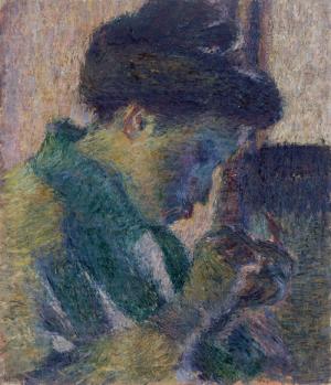 小林徳三郎《婦人像》広島県立美術館