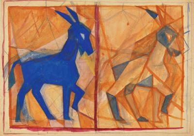 小林徳三郎《ロバ》1915-18年頃 個人蔵