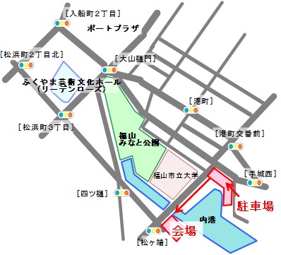 会場までのアクセス図（詳細）