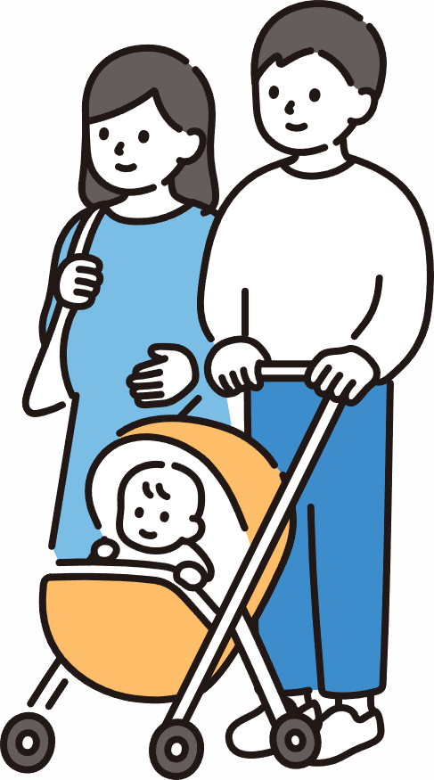 ベビーカーのこども